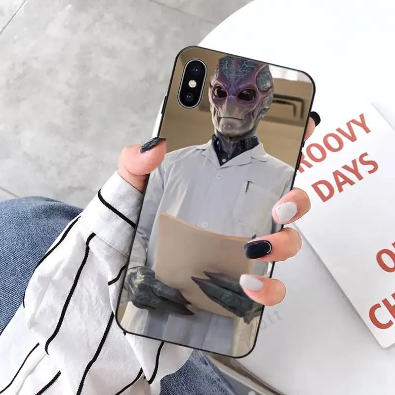 

Resident Alien Phone Case for iPhone 11 12 mini pro XS MAX 8 7 6 6S Plus X 5S SE 2020 XR