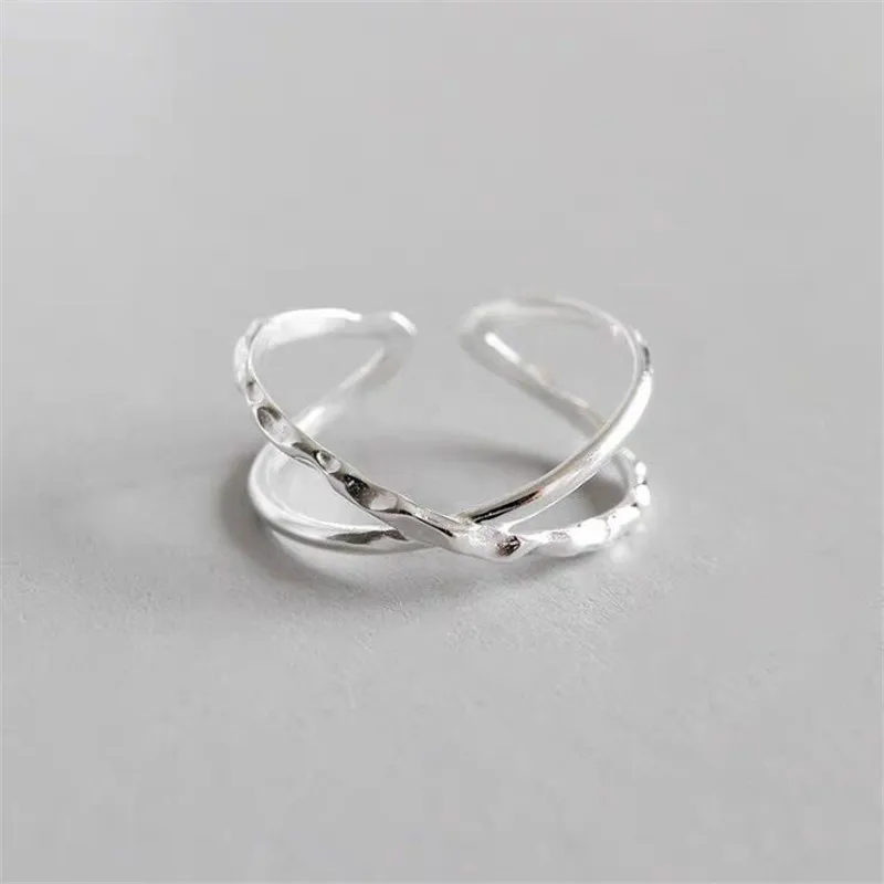 

Женское винтажное геометрическое кольцо с крестиком, из стерлингового серебра 925 пробы, в богемном стиле, jz063