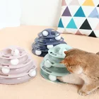 4-уровневая игрушка для кошек, космическая башня, тренировочные треки, игрушки для кошек, интерактивный котенок, туннель для домашних животных, тарелка для развлечений, башня для кошек, товары для домашних животных