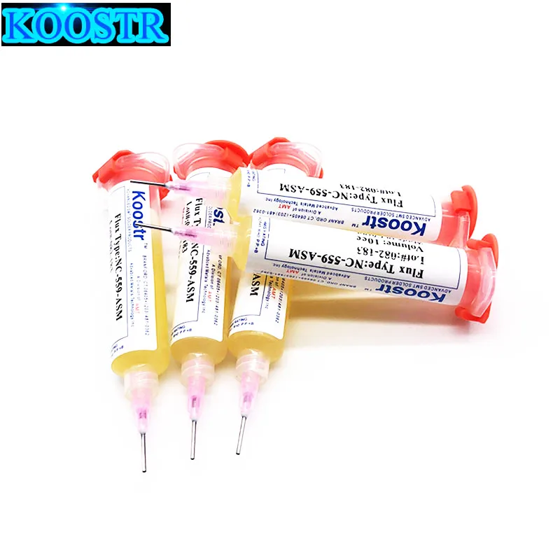 Паста паяльная паста Amtech NC-559-ASM 10CC чистая BGA PCB IC реболлинг паста смазка припой флюс дозирующая игла