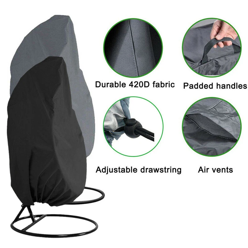 Uideazone пылезащитный чехол из ротанга качели для сада наружные Подвесные