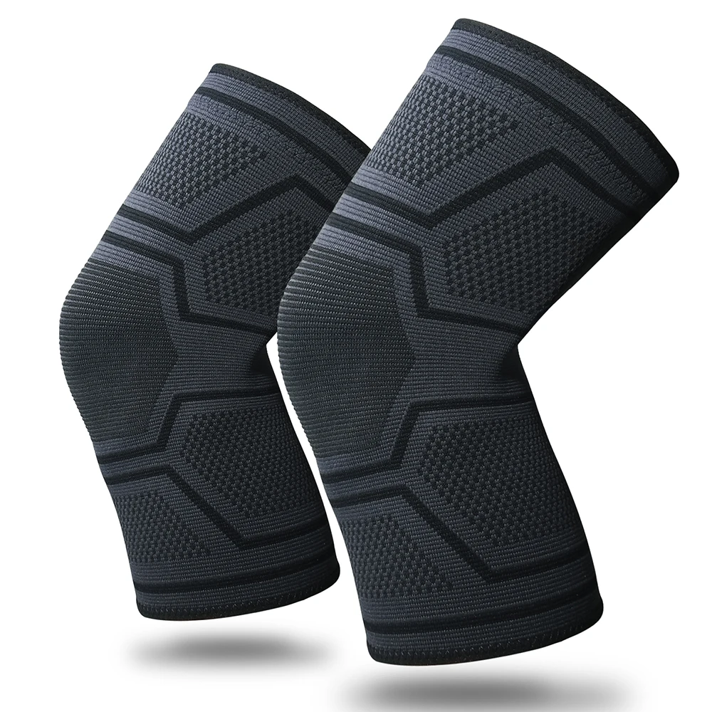 

1PC Warm Silicone Knee Brace Support Men Women Work For Arthritis Crossfit Gym Sports Volleyball Tennis Knee Pads Protection