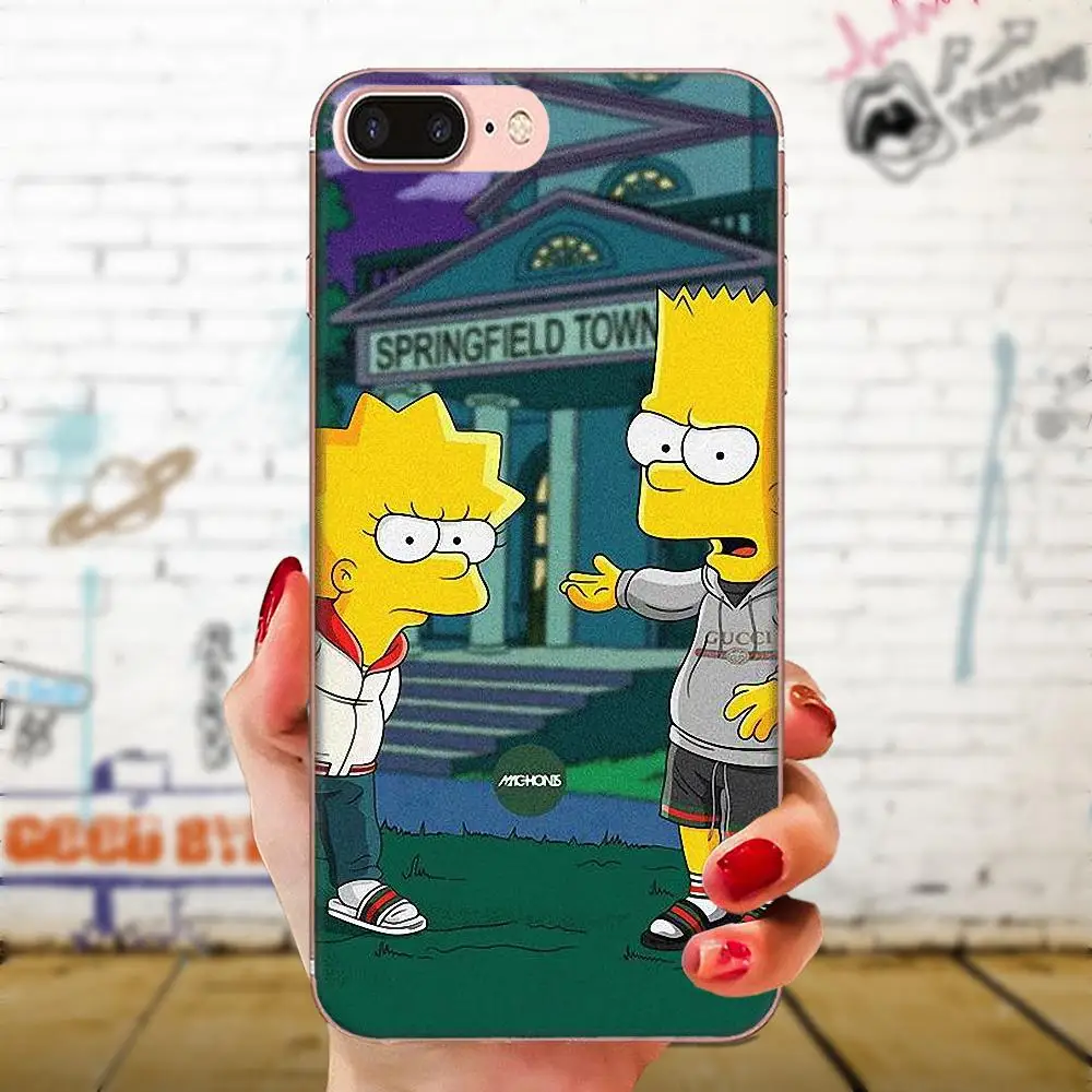 as picture Для Xiaomi Redmi Note 2 3 3S 4 4A 4X5 5A 6 6A Pro Plus Мягкий чехол с изображением Симпсона - Цвет: as picture