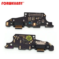 for huawei mate20 mate 20 usb charger charging port bottom board with mic microphone circuits flex cable hma lx9 l29 al00