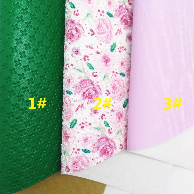 Блестки разных цветов ткань из искусственной кожи листы синтетической для банта