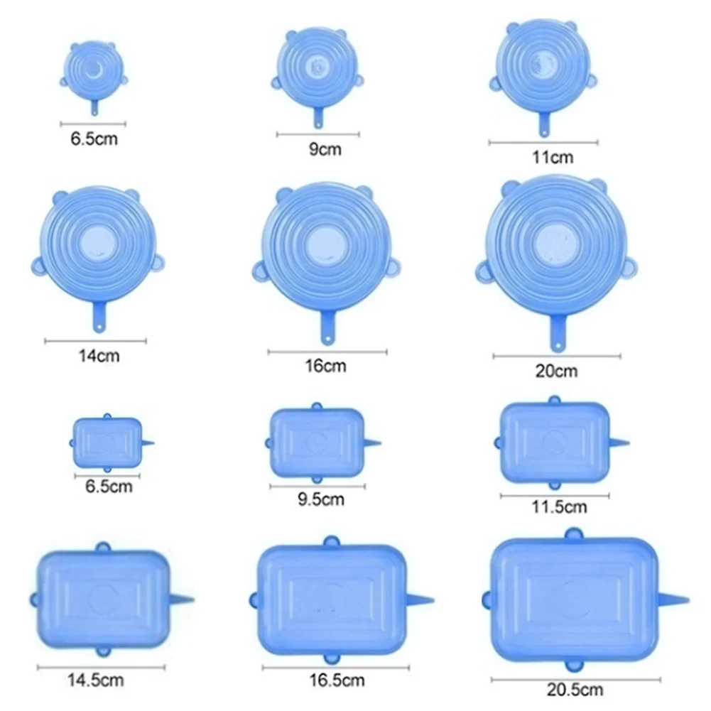 

Universal Silicone Stretch Lid Practical Multi-functional Durable Kitchen Cookware Reusable Pan Bowl Pot Seal Cover