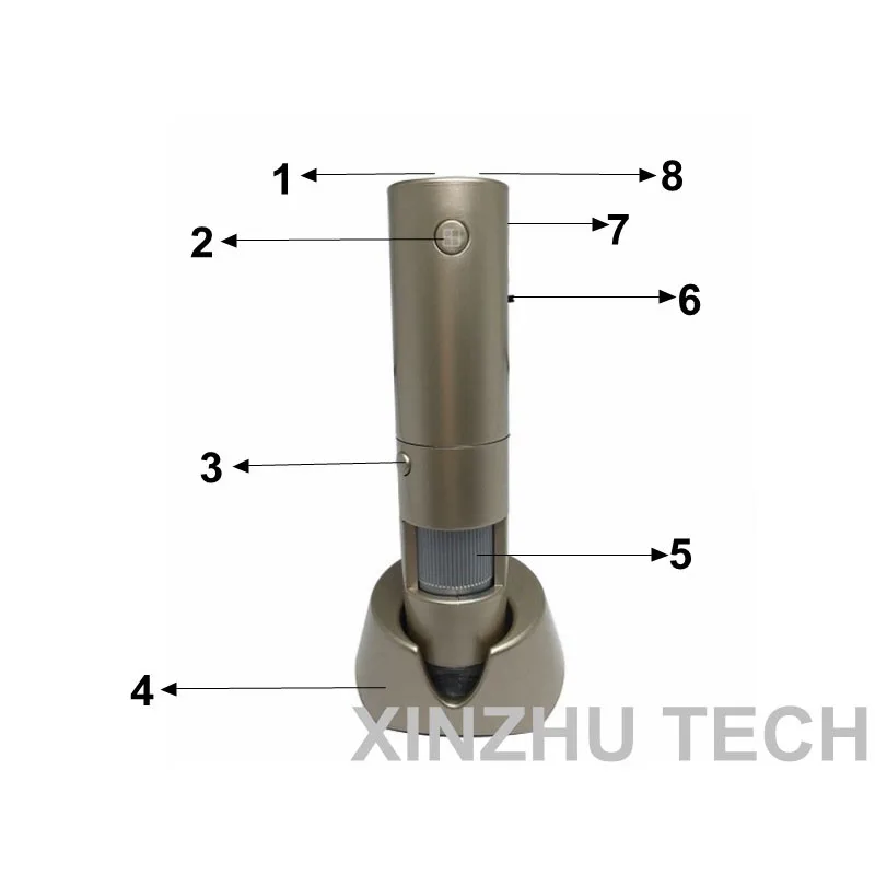Интеллектуальный Wi Fi M39 детектор кожи головы Беспроводной Цифровой Микроскоп