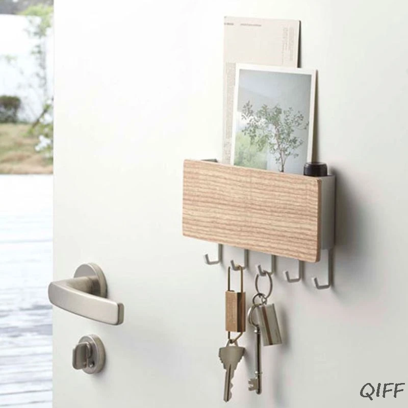Вешалка для двери настенные крючки держатель ключей органайзер коробка