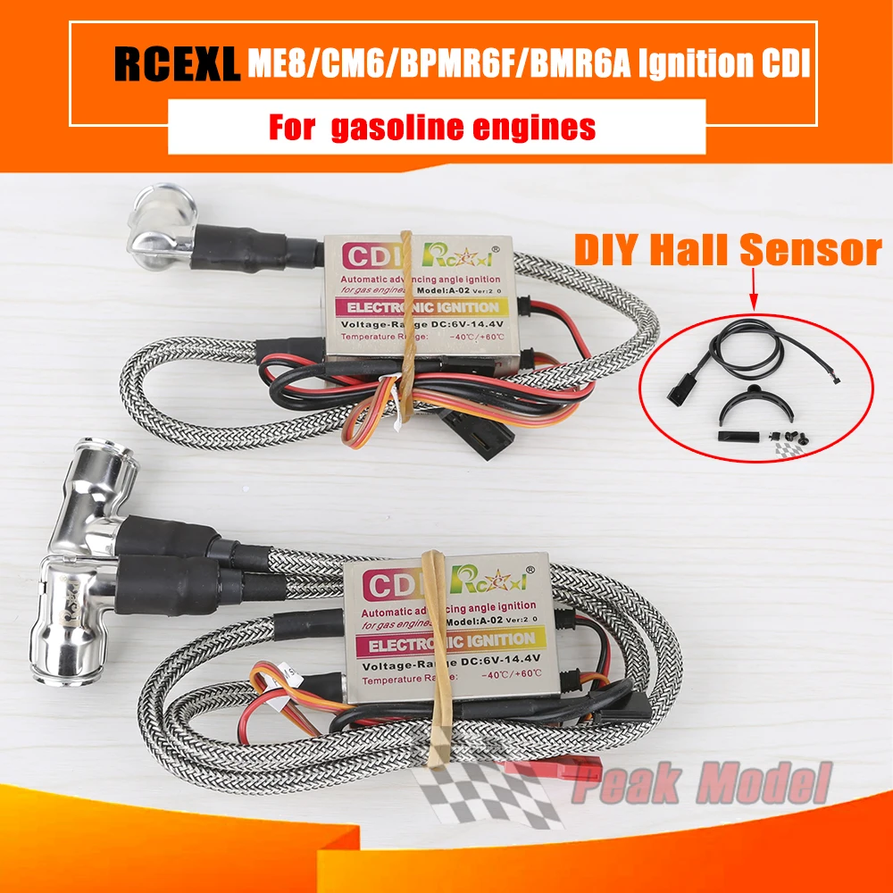 Rcexl зажигания CDI для ME8 CM6 BPMR6F BMR6a свечи газа бензиновый двигатель rc самолет|Детали