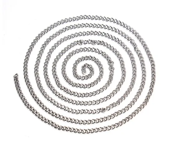 

5meter/lot 1.2mm stainless steell Side Chains Steel for DIY Jewelry bracelet necklace Chain Making Crafts fg4sd