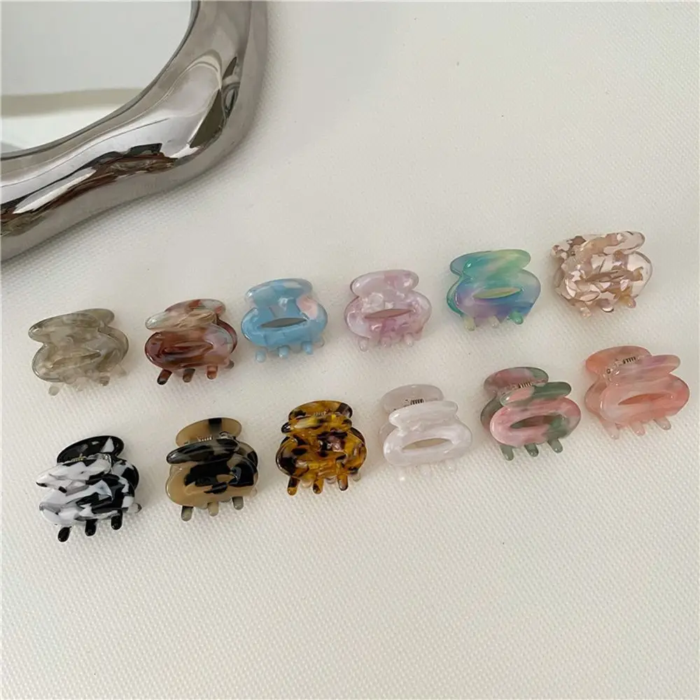 

Заколка-краб для волос, акриловая заколка желеобразных цветов для конского хвоста, заколка для волос для девочек, аксессуары для укладки во...