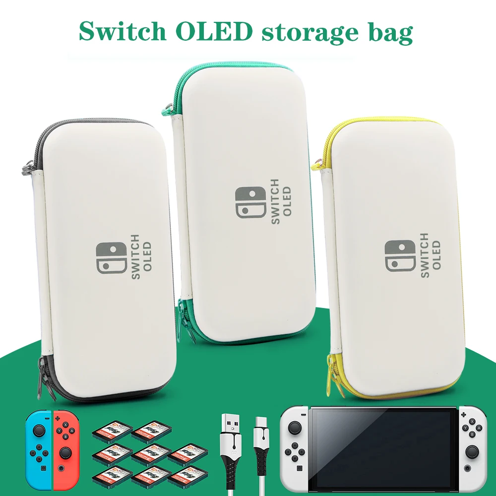 

Чехол для игровой консоли, переносной чехол, совместимый с переключателем Oled, портативный чехол из ЭВА для хранения, аксессуары для переклю...