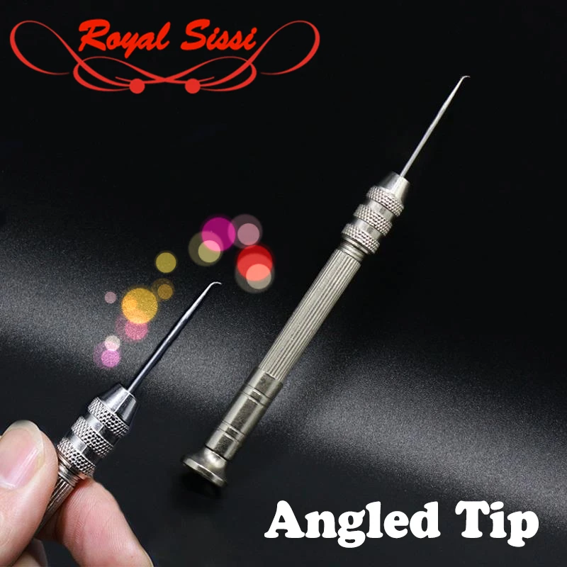 RoyalSissi 1 шт. острые Угловые иглы для вязания мушек профессиональные инструменты