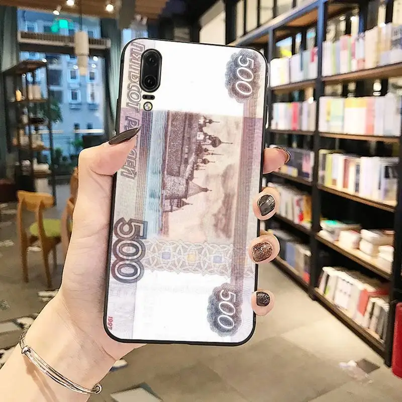 

Russian Ruble Currency Money Phone Case For Huawei Y5 Y6 II Y7 Y9 PRIME 2018 2019 NOVA3E P20 PRO P10 Honor 10