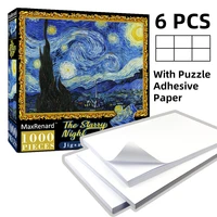 maxrenard 5070cm 1000 pieces jigsaw puzzles van gogh the starry sky paper assembling painting art puzzles toys for adults games