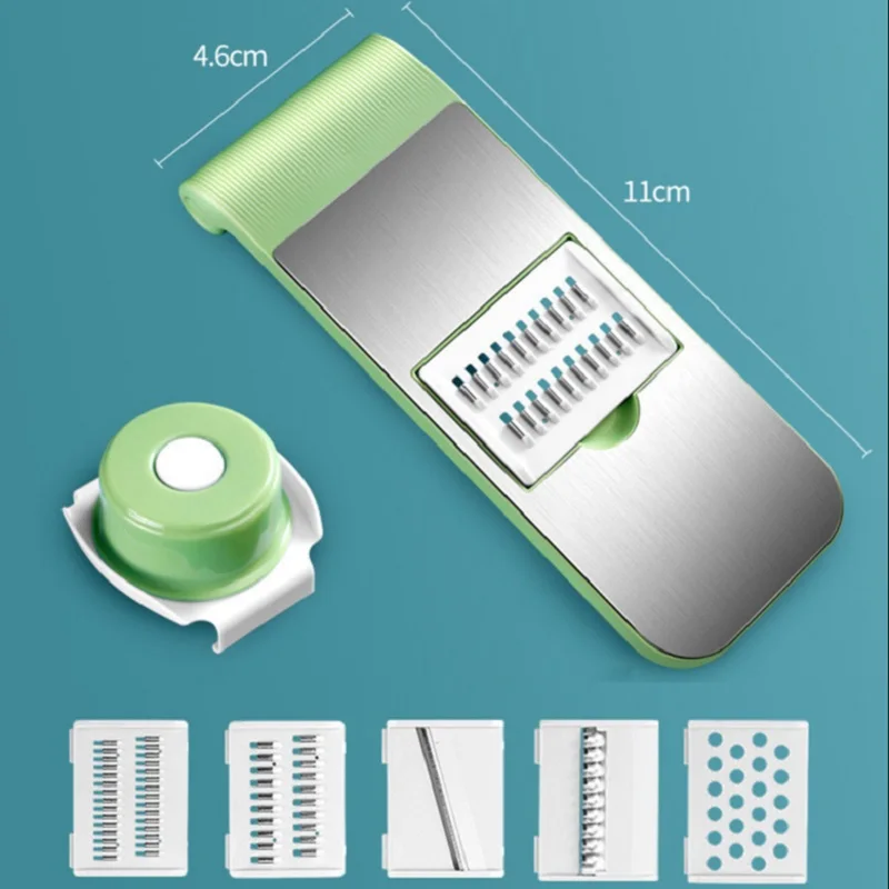

Stainless Steel Vegetables Slicer Potato Masher Grater Garlic Chopper Gadgets for Kitchen Cutter Crusher Household Fruit Peeler