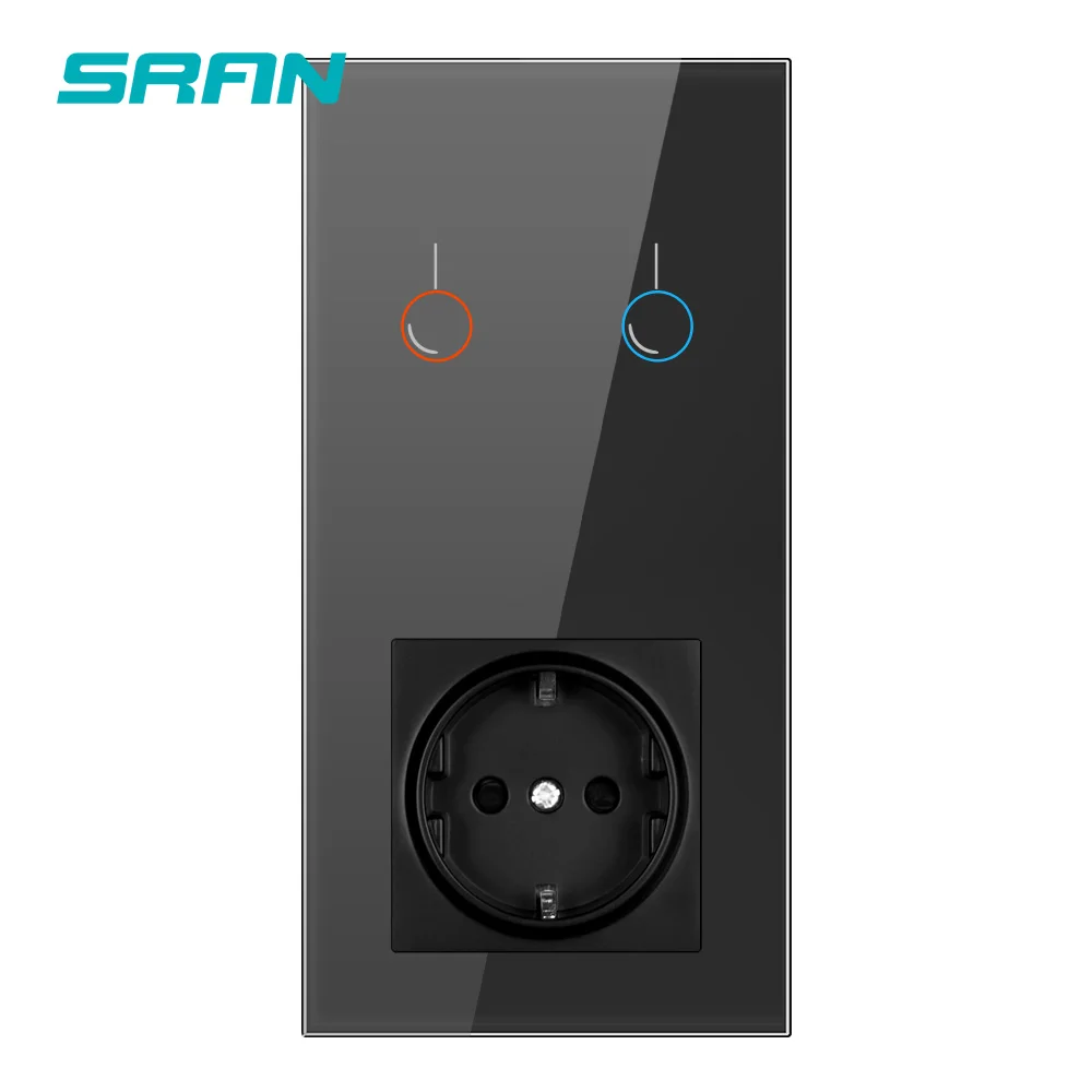 Сенсорный выключатель SRAN розетка питания с выключателем светильник 1/172 банды 1