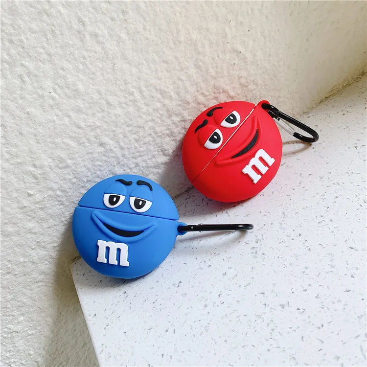 Чехол для наушников Hot Sal 3D Cute Chocolate Bean для Airpods Pro Lovely Cartoon Eco-Friendly PVC Protective Cover 1/2 дюйма.