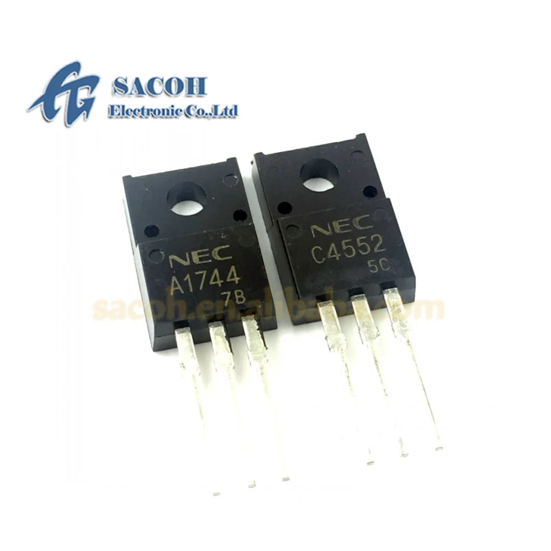 10 пар, силиконовые EPITAXIAL транзисторы 2SA1744 A1744 + 2SC4552 2SC4552 TO-220F 15A 100V NPN + PNP