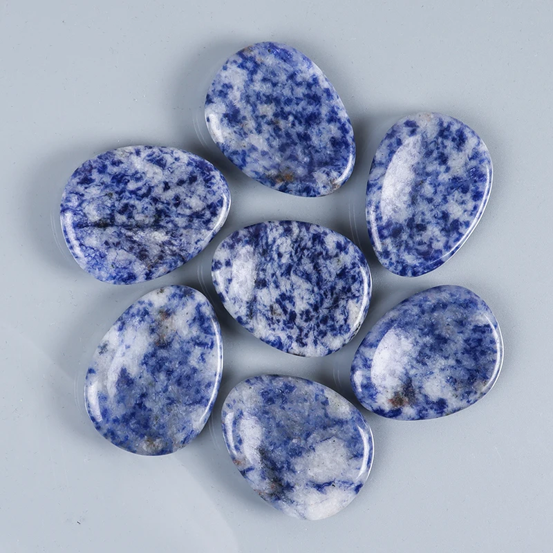 Инструмент для массажа лица гуаша камень для большого пальца кальдалитовый камень для рук Уход за кожей телом натуральный кристалл минерал косметический продукт