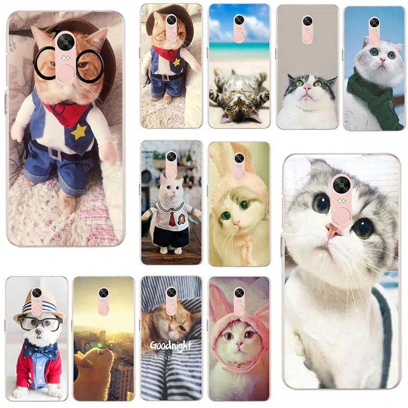 Милое Платье с кошкой мягкие Аксессуары для телефона из ТПУ чехол Xiaomi mi Red x Note Y3 2 3