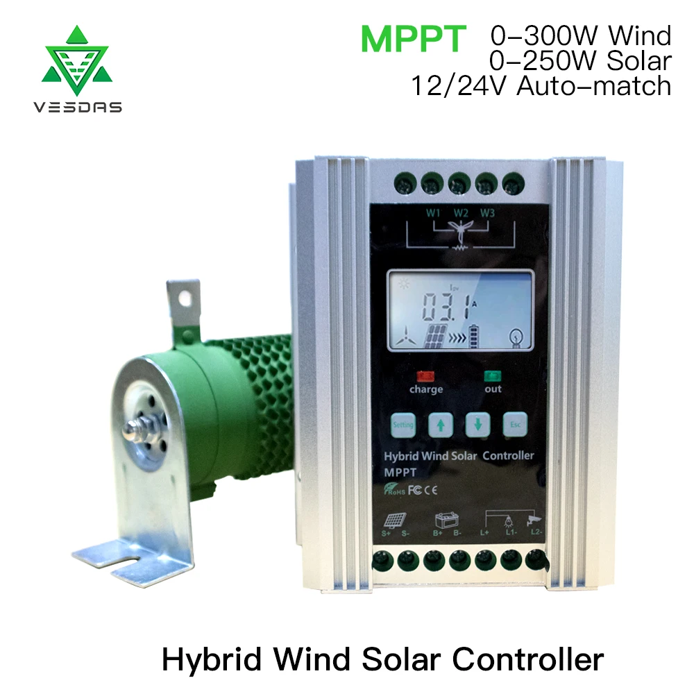 12 V/24 V Автоматическое различие со слежением за максимальной точкой мощности