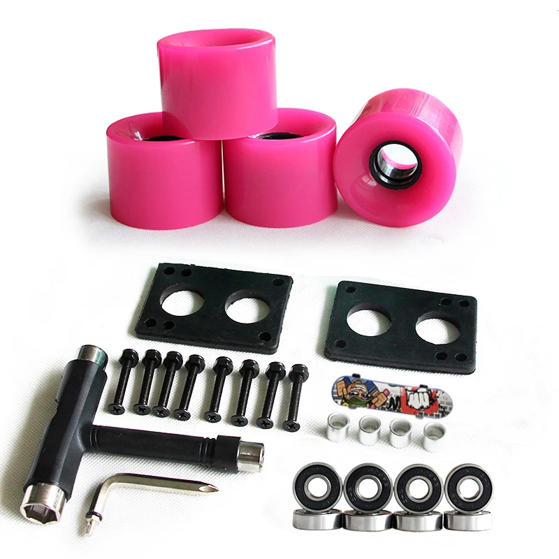 Набор колес для скейтборда диаметром 60 мм подшипник 29 оборудование 3 запасные