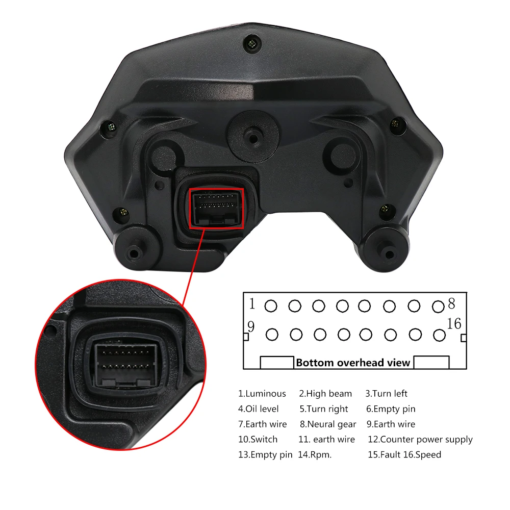 ZSDTRP цифровой спидометр для Yamaha FZ 16 FZ16