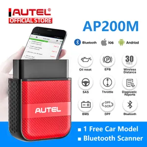 autel ap200m obd2 bluetooth scanner car diagnostic tool obd full systems automotive car scanner thinkdiag easydiag 3 0 pk mk808 free global shipping