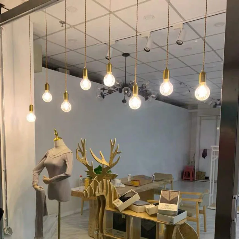 Современный минималистичный винтажный подвесной светильник в виде винной