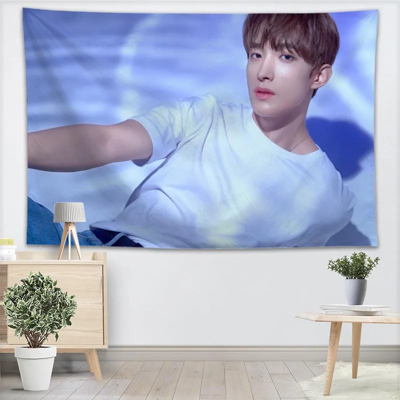 

High Quality Lee Seok Min Tapestry Wall Hanging Tapestries Cloth Fabric Print For Living Room Decorative Wall Blanket 0512