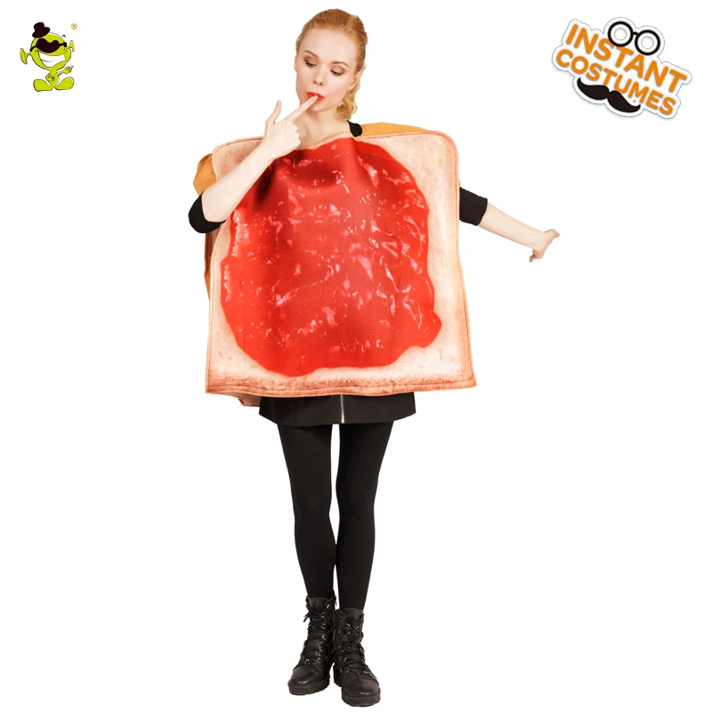 Взрослые парные костюмы для тостов и арахисового масла маскарадный костюм