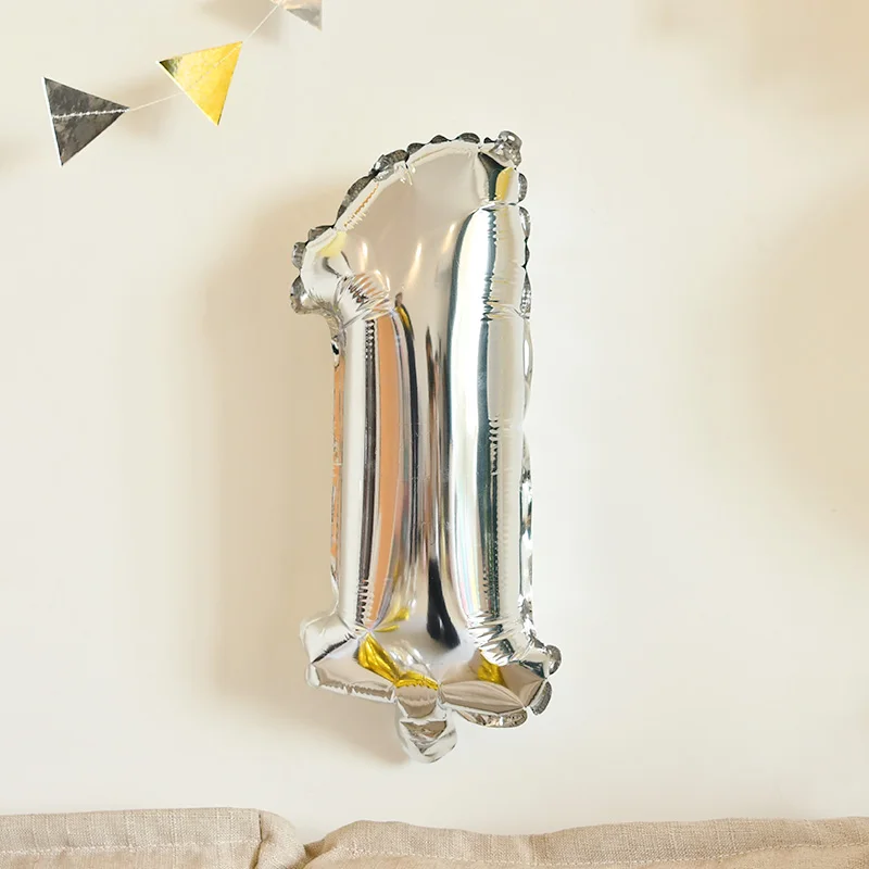 

8 16 32 40 inch gold silver number foil balloons wedding event christmas halloween festival birthday party B9-10