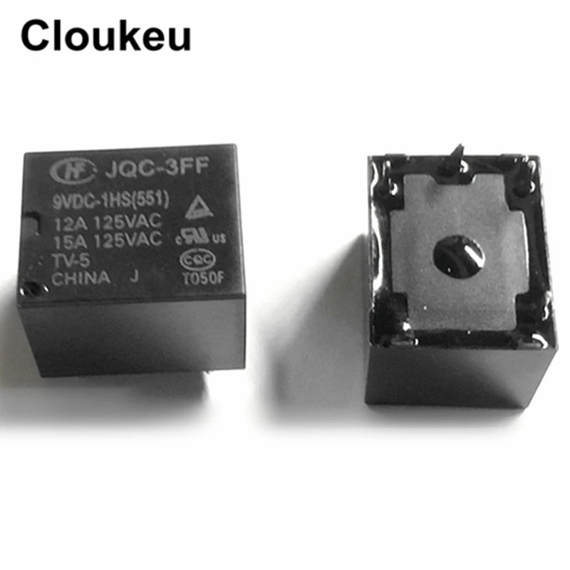 Реле DIP4 HF- JQC-3FF- 5VDC 9VDC 12VDC 24VDC -1HS 5V 9V 12V 24V T73 10A | Строительство и ремонт