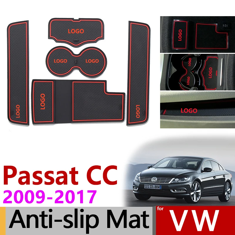 Противоскользящий коврик для VW Passat аксессуары для CC Volkswagen 2009 2010 2011 2012 2013 аксессуары затворный слот для нанесения покрытий
