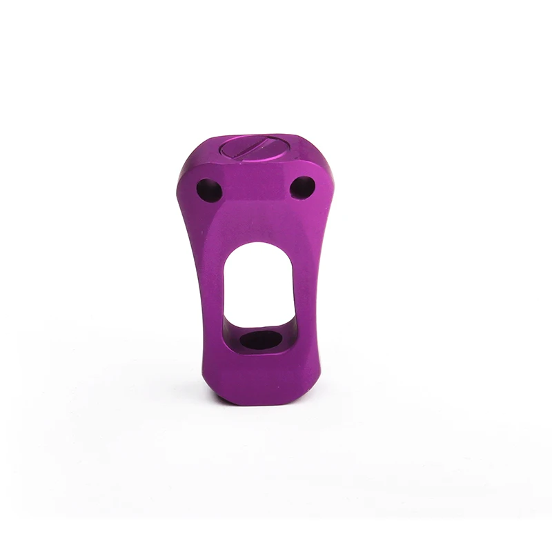 Ruke New Fishing Reel Handle Knob Alloy Metal Knob, Suit for Bearing 7*4*2.5mm, For Shimano and Daiwa Reel free shipping - Цвет: purple