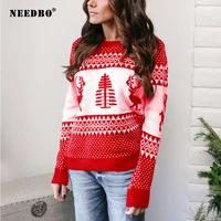 knit sweater women oversize pullover long sleeve christmas womens sweaters ladies autumn winter sweater womens knitted jacke