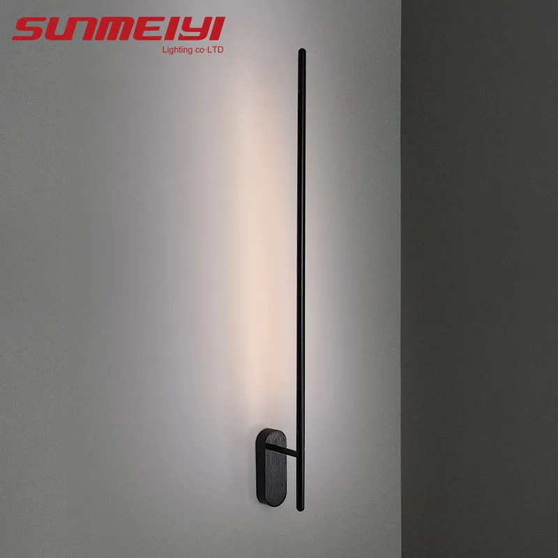 Светодиодная настенная Современная длинная лампа декоративный светильник для