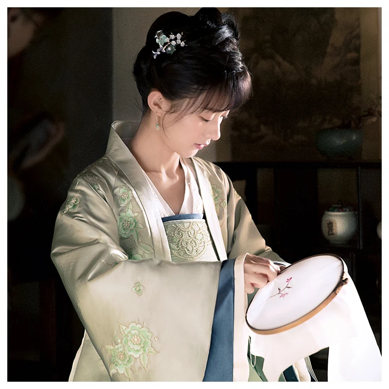 Женский костюм с вышивкой Hanfu для ТВ-игр история MingLan | Тематическая одежда и