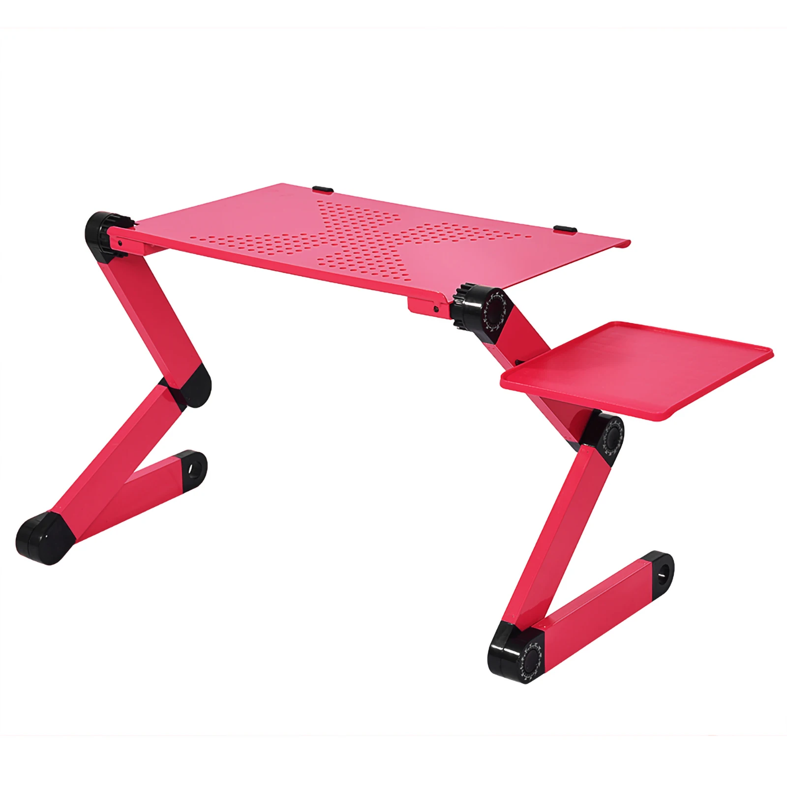 

PORTABLE LAPTOP USB DESK TABLE BED COOLING FANS STAND TRAY ADJUSTABLE FOLDABLE Folding Computer Standard Version With Fan Hole