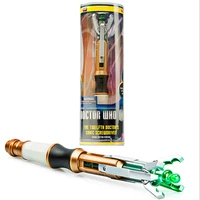 hot tv show dr who cosplay props 12th sonic screwdriver with led light sound magic wand stick funny toy for kids christmas gifts