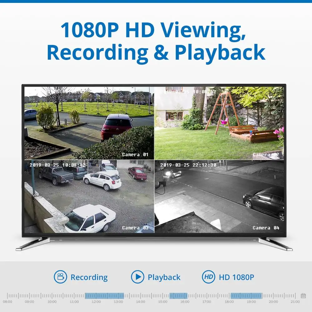SANNCE 8CH 1080P Сеть POE NVR комплект CCTV система безопасности 2.0MP IP камера наружная ИК камера ночного наблюдения система 1 ТБ HDD