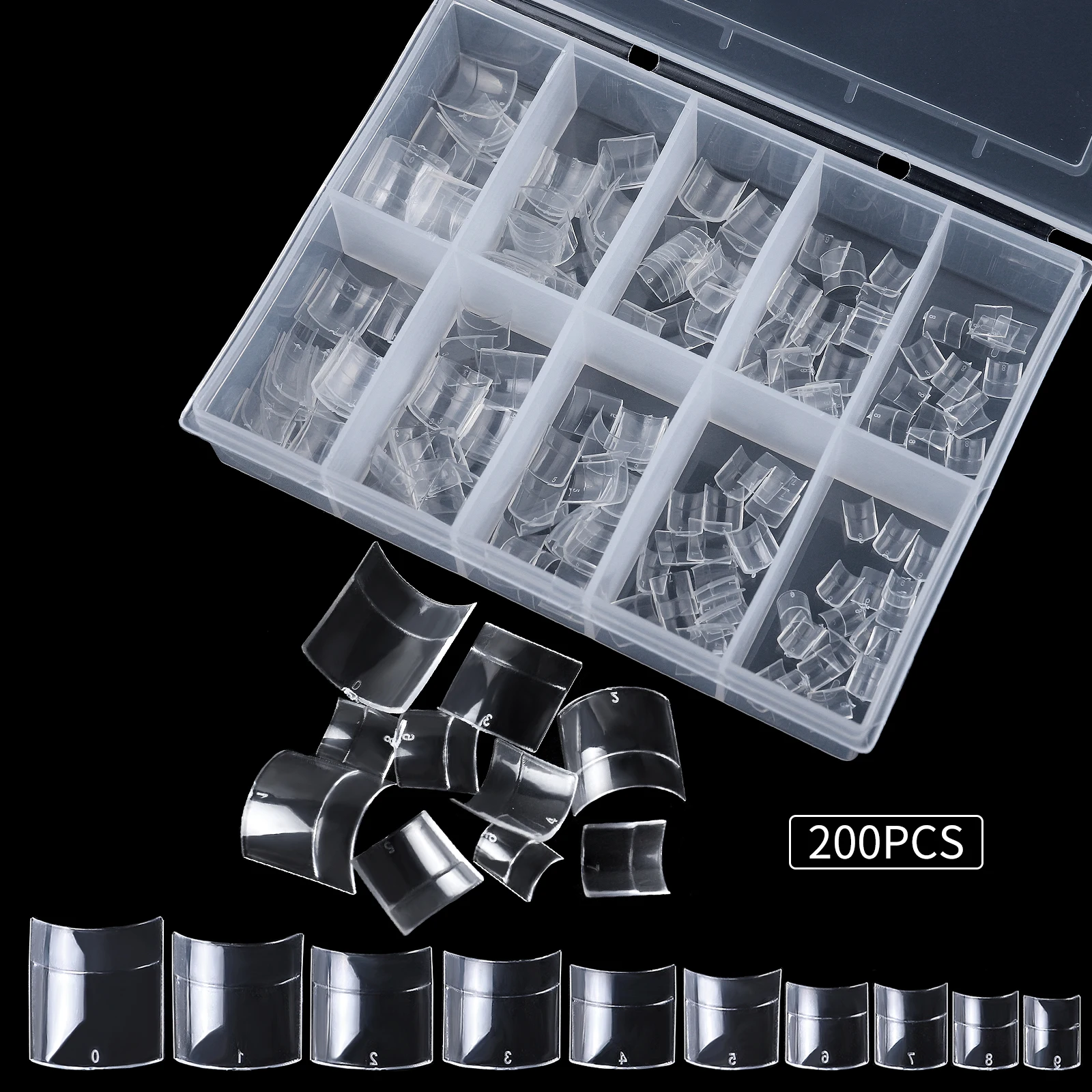 200 шт. короткие Типсы для дизайна ногтей | Красота и здоровье