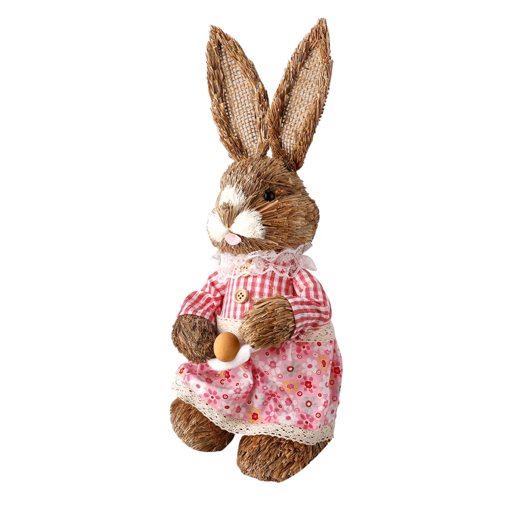 

Simulation Bunny Artificial Home Garden Rabbit Animal Spring Cartoon Photography Props Party Cute Ornament Easter Decorations