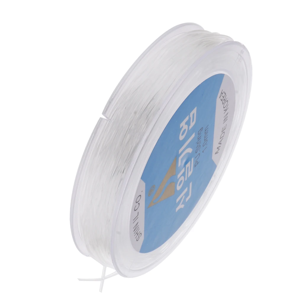 

1 Roll Of 45M Black/Clear Wire Thread Beading Making Elastic Stretch Wire Cord