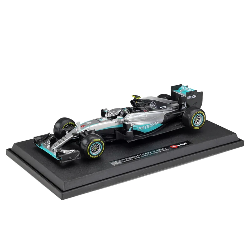 Bburago 1:18 F1 Mercedes Benz team W07 гоночная модель Rosberg Hamilton коллекционные подарки игрушка| |