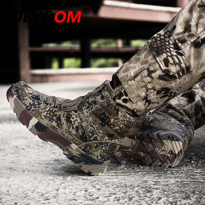 Зимние уличные туристические ботинки зимние охотничьи камуфляжные