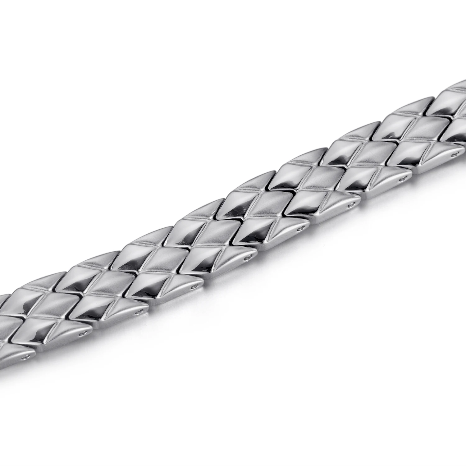 Резиновые браслеты из нержавеющей стали регулируемые ювелирные изделия 4