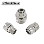 PC4 6 8 мм трубка для M8 M10 M12 M14 Trachea быстроразъемный винт, медные пневматические компоненты, быстроразъемные соединительные фитинги для труб