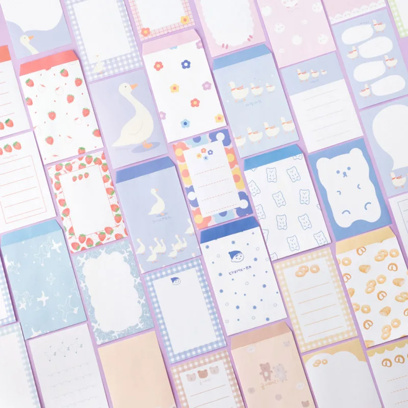 9 шт. милый фруктовый бумажный конверт с надписью Kawaii животными для детей подарок